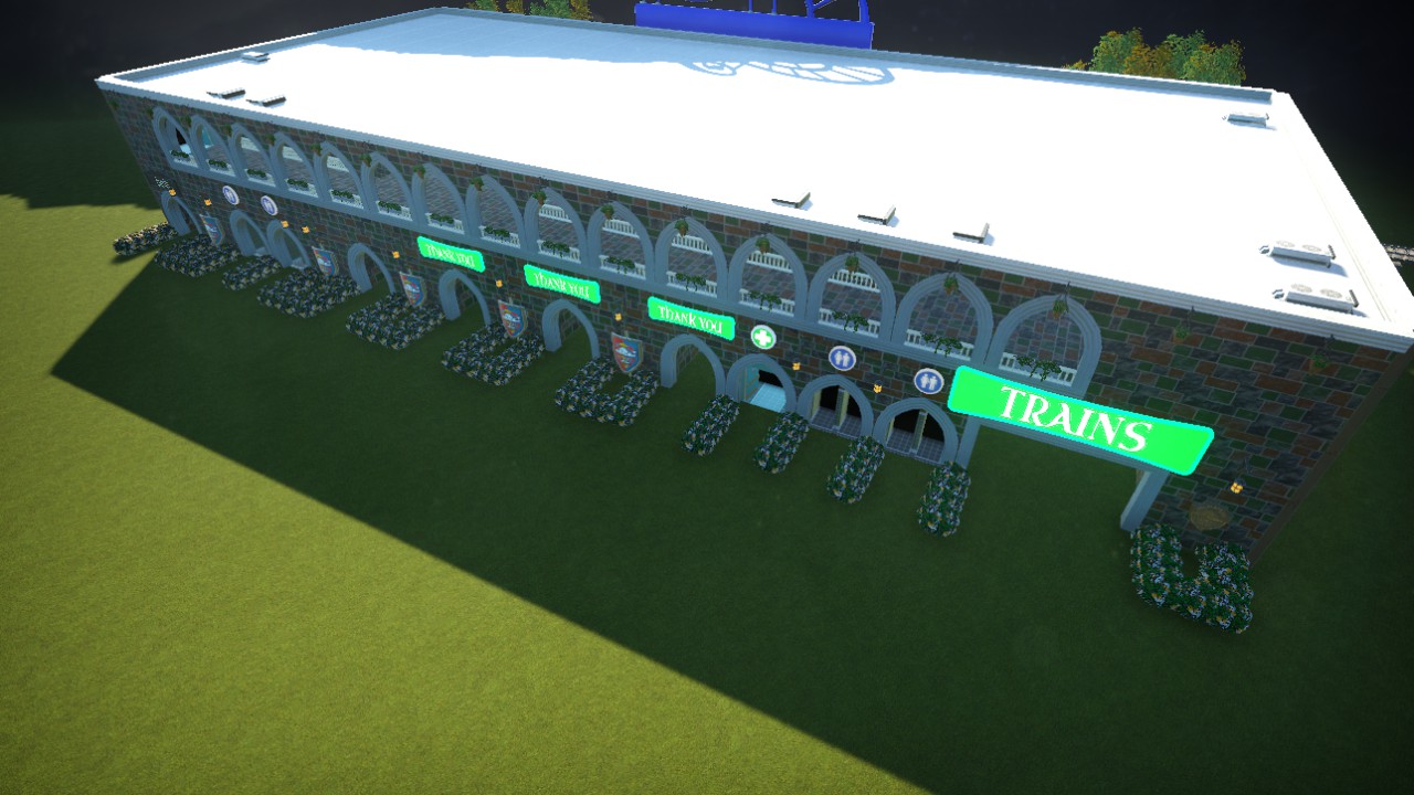 monorail/train entrance