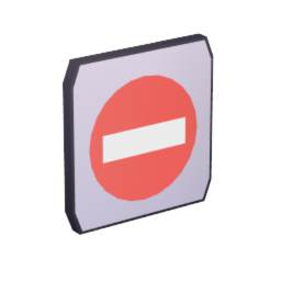 Square Stop Sign 1