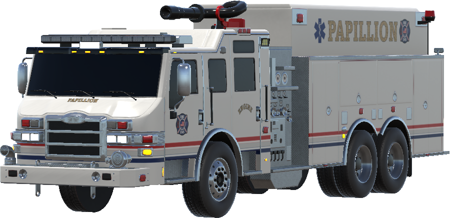 Papillion Nebraska Fire Rescue Tender Truck