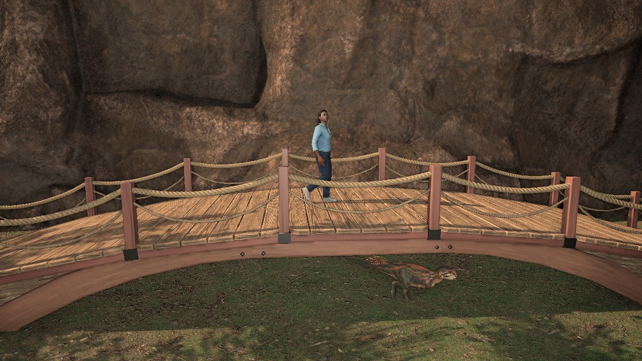 Small Wooden Bridge Overpass