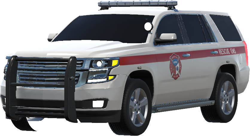 Red EMS GEMS Emergency Vehicle