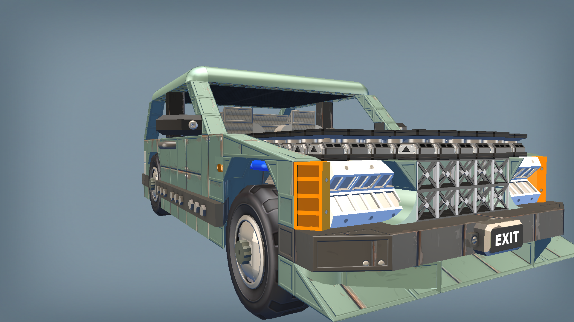 BIG VAZ-2113 Stock *Light Greenish Gray* (NO MODS AND PISTON POWERED)