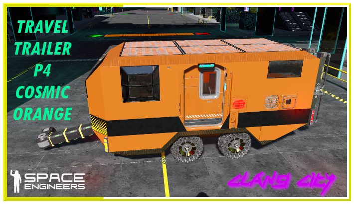 Travel Trailer P4 Pro Cosmic Orange
