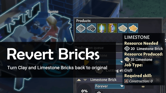 Revert Bricks (Clay and Limestone)