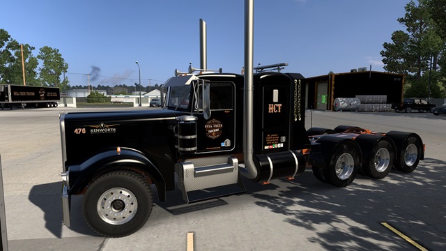 Hell Creek Trucking Skin for the CT Modding Kenworth 2020 Flat Glass and Kenworth W900A