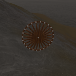 Realistic Wooden Wheel