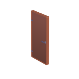 Basic door with front and back
