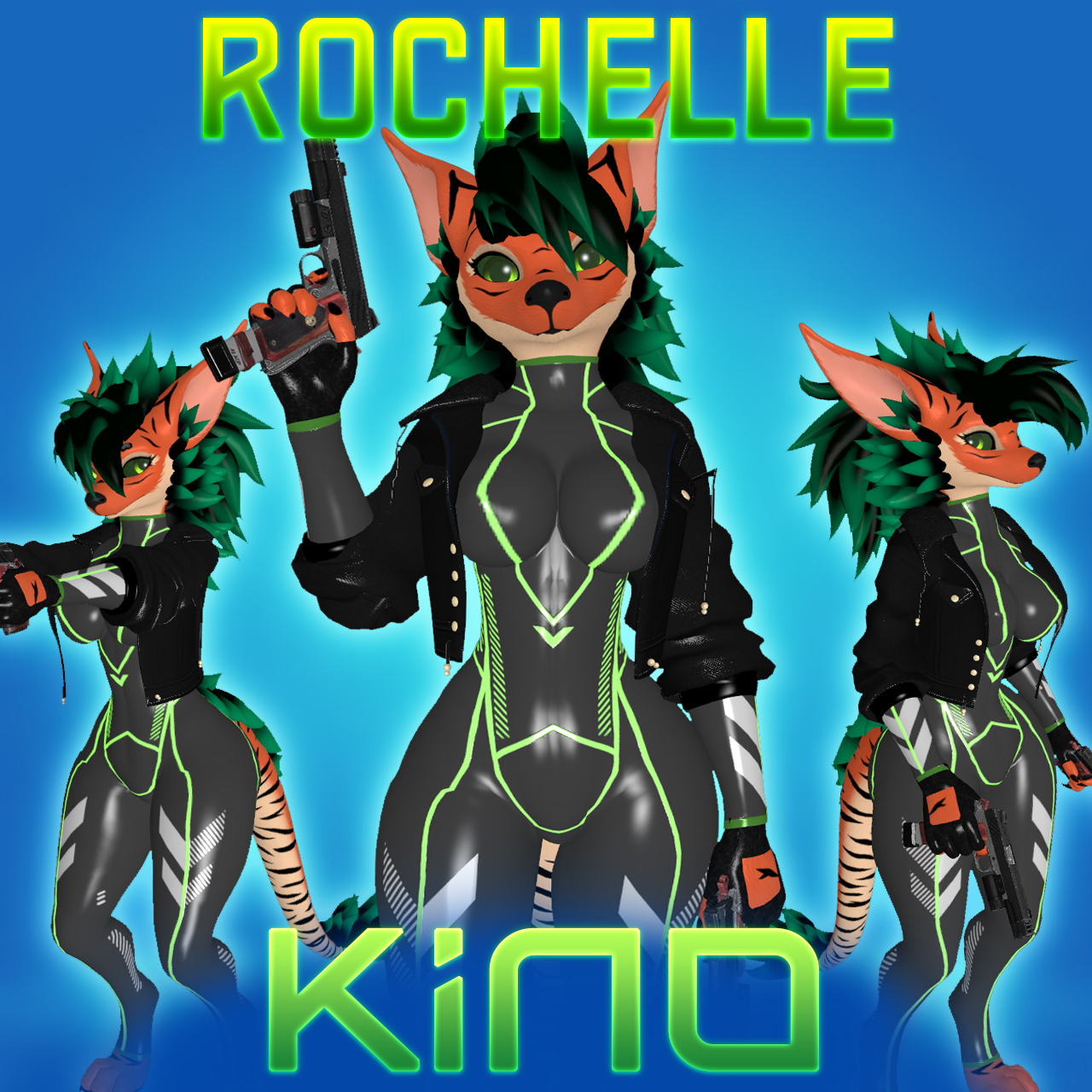 [COMM] VRC: Kino Cybersuit - Rochelle
