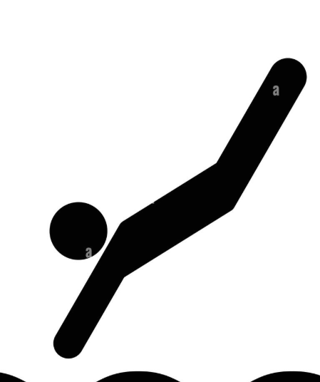 Diving to ground