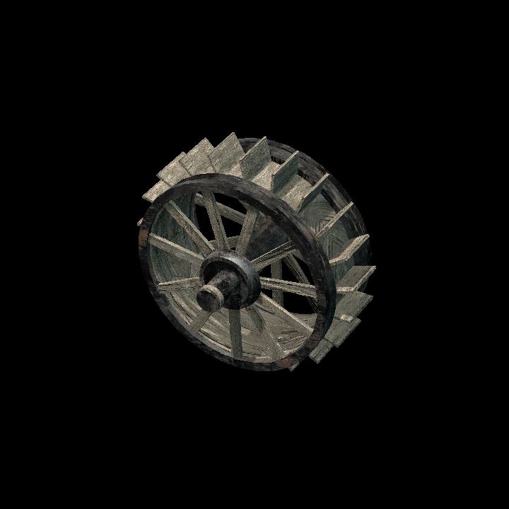 water wheel no support