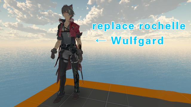 Arknights Endfield Wulfgard（明日方舟终末地 狼卫）replace rochelle