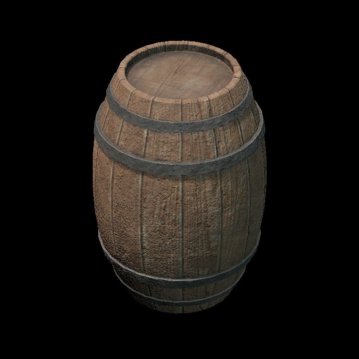 Furniture, Container, Barrel, Wood 2