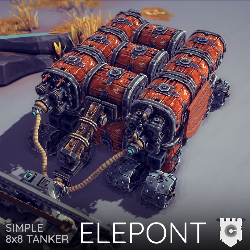 Elepont --- Simple 8x8 Tanker