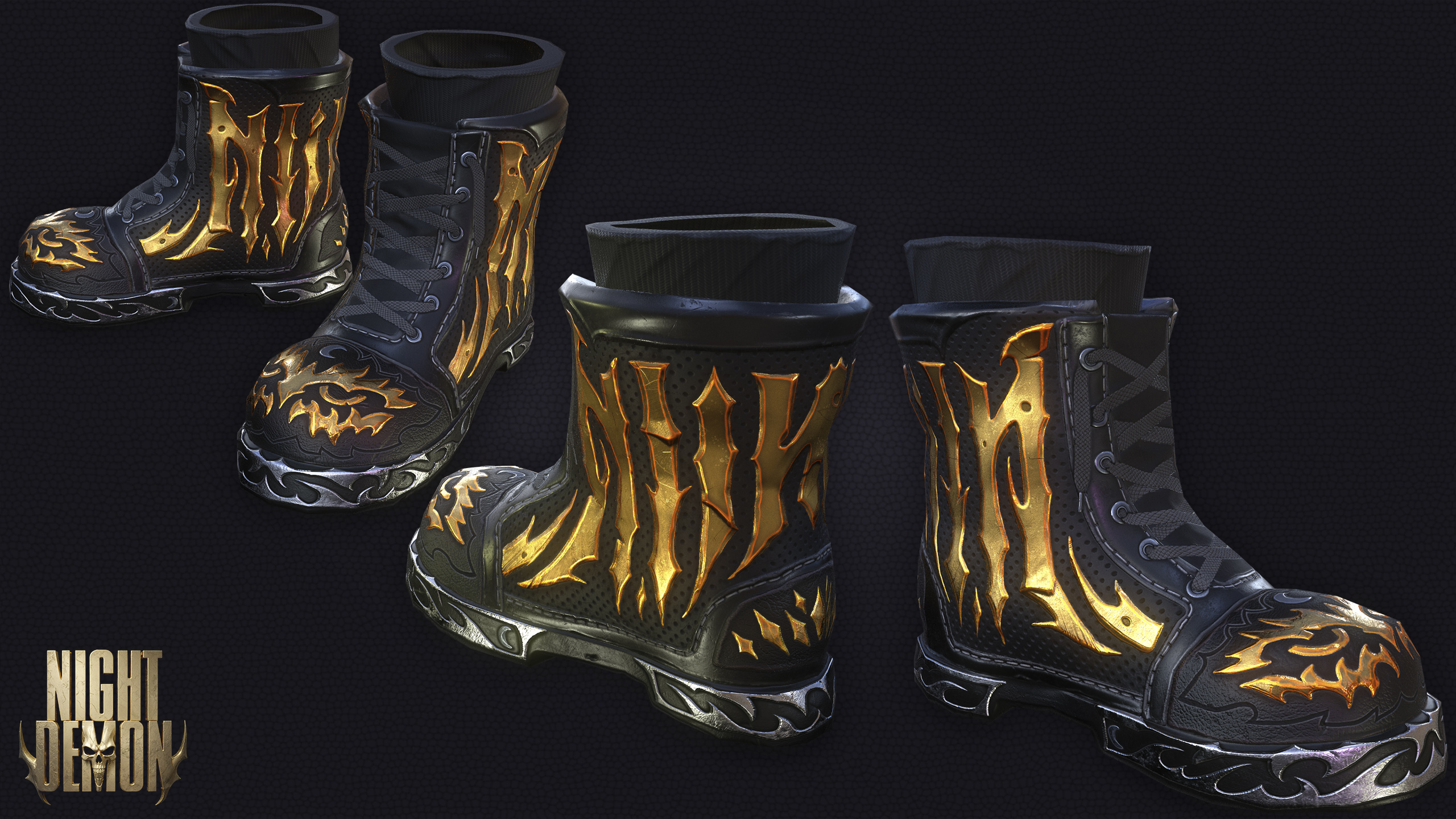 Night Demon Boots