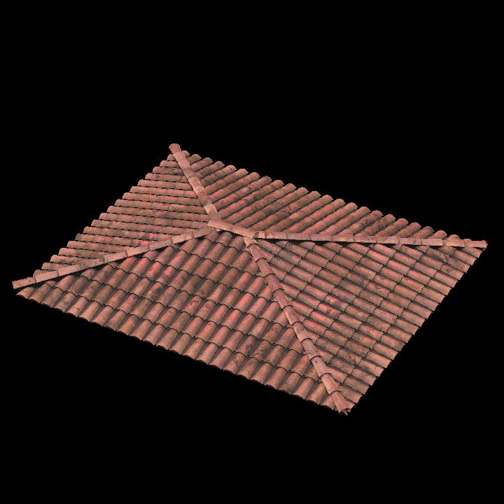 tiled roof 01 - corners