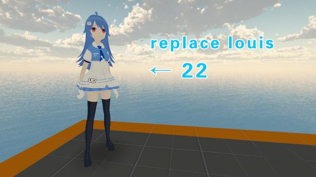 bilibili 22（哔哩哔哩 22娘）replace louis