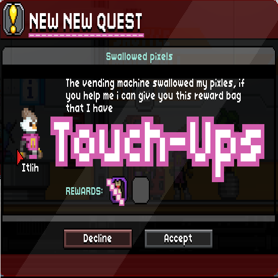 Quest Touch-Ups [Give the avian oculemonade]