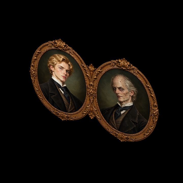 Painting, Dorian Gray: Two Faces {2D}