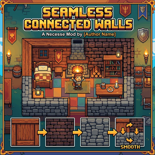 Seamless Connected Walls – Necesse Mod
