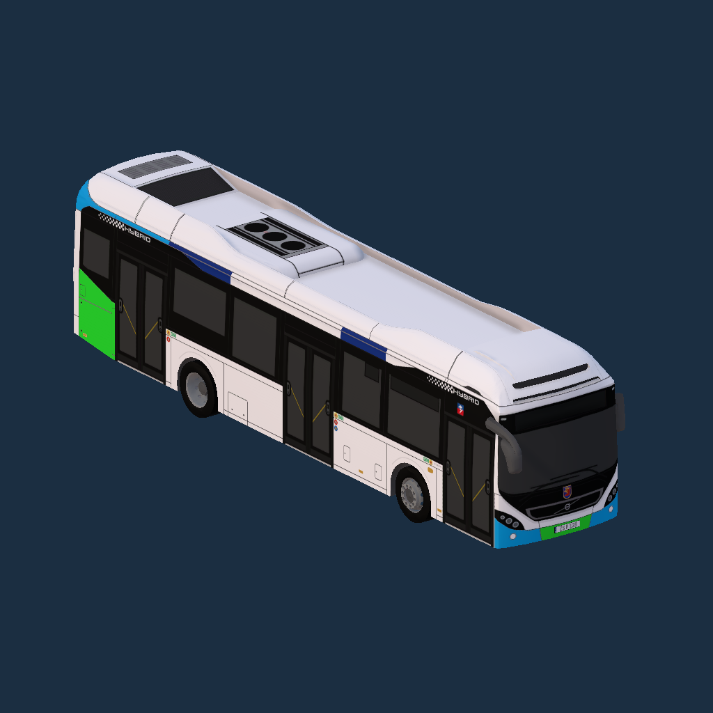 PKS Szczecin Volvo 7900Hybrid 3Door