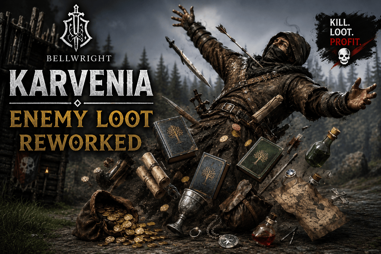 Karvenia Enemy Loot Reworked