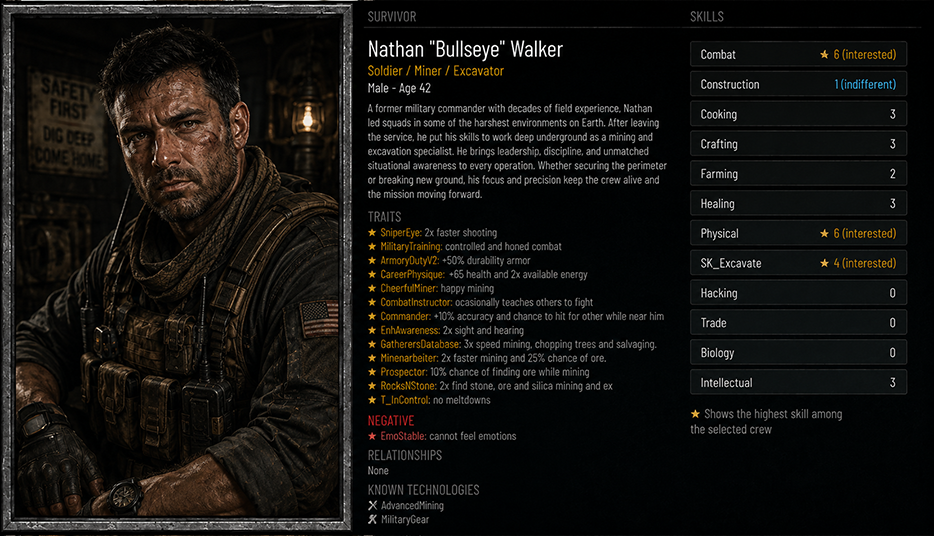 Nathan "Bullseye" Walker
