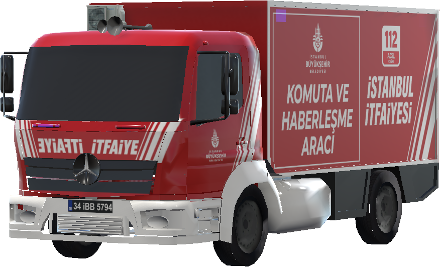 Mercedes-Benz Atego | Istanbul Fire Department Command and Communications Vehicle preview