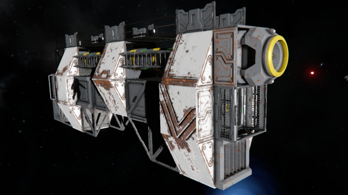 Station Module Docking Arm w/ Lower Sealed Passage