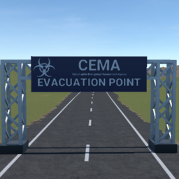 CEMA Evac point sign 