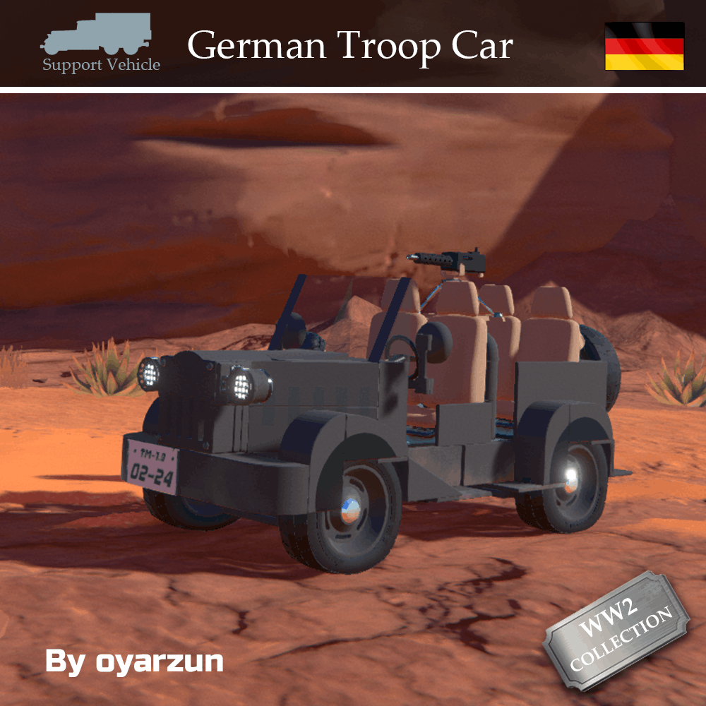 German Troop Car