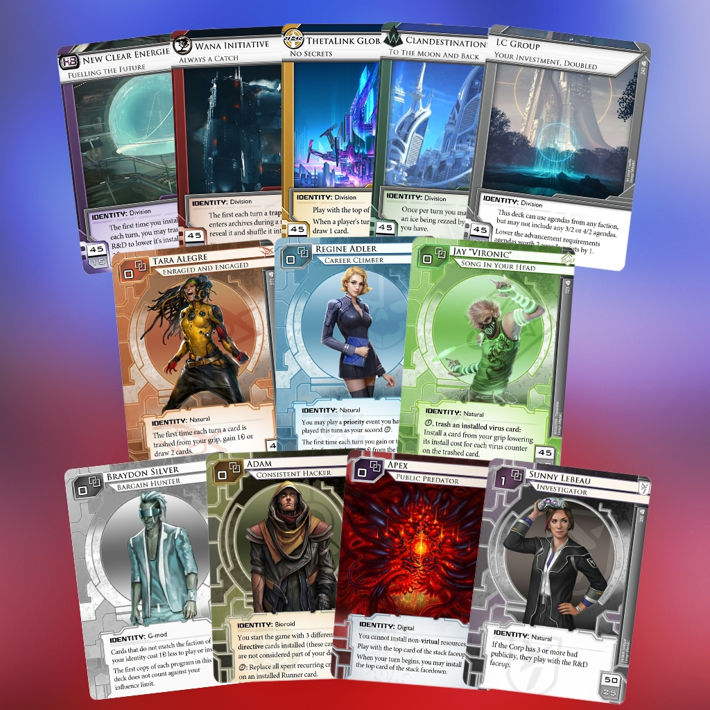 MNeMiC's Custom Android Netrunner Cards preview