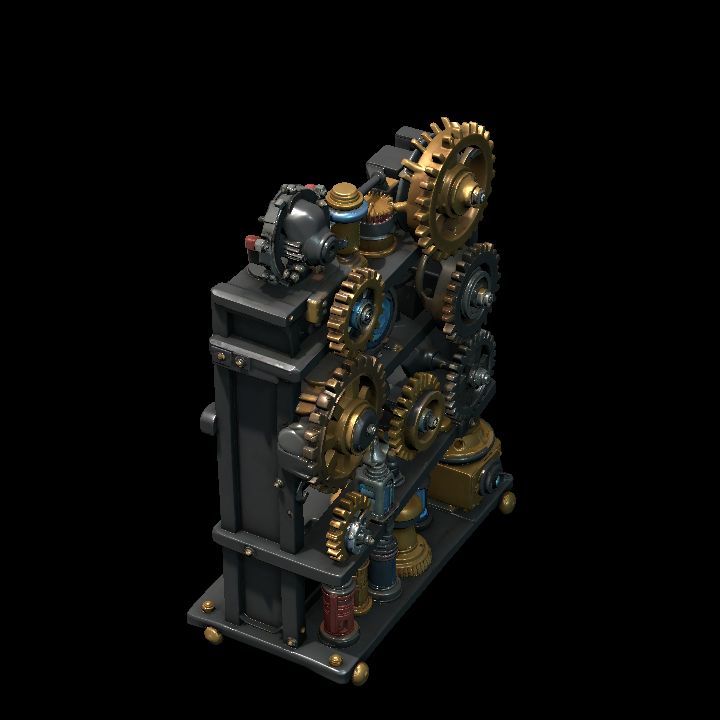steampunk rack