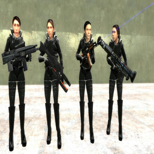 Female Rebel Black Assassin Replacements