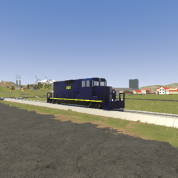 B&O EMD GP38 Locomotive (Remaster)