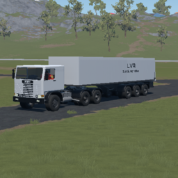 Scania R 142H 3 Axle Longcab with trailer preview