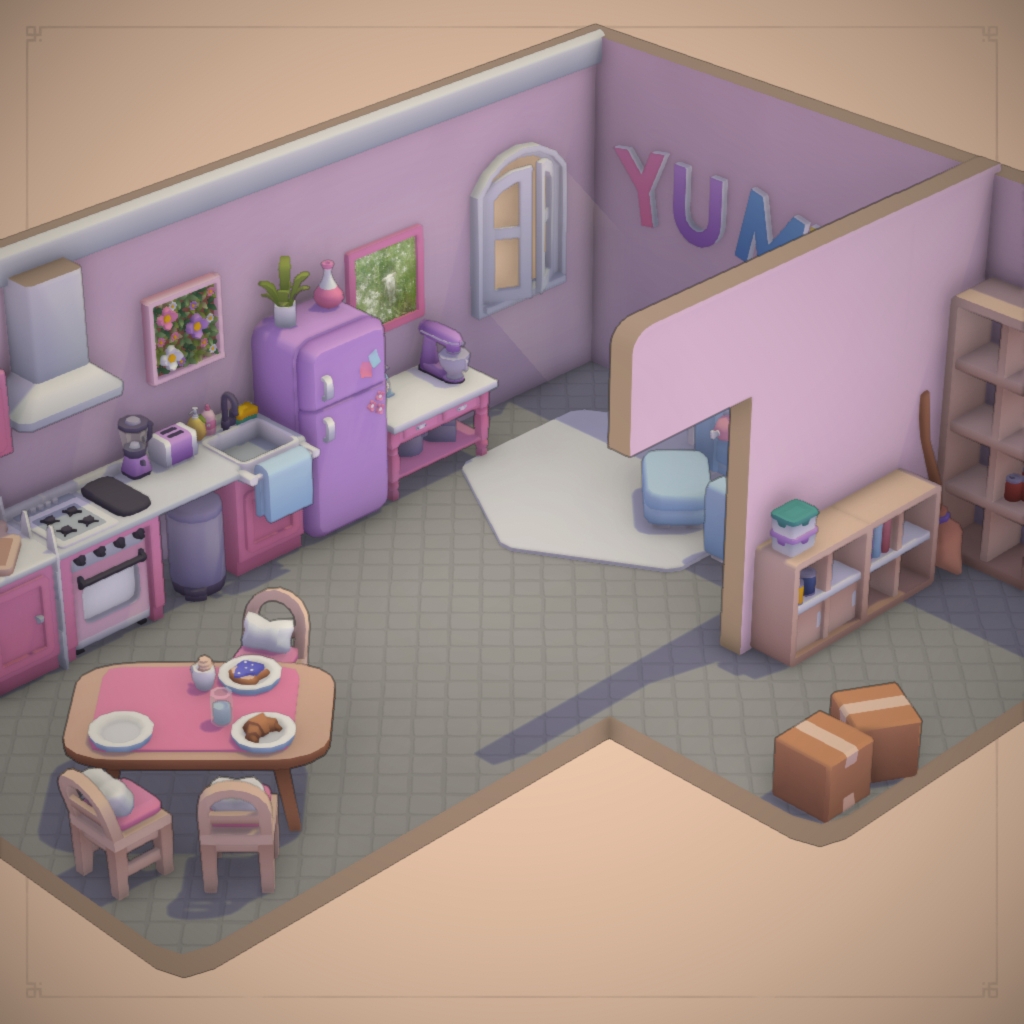 Pastel Kitchen + Pantry