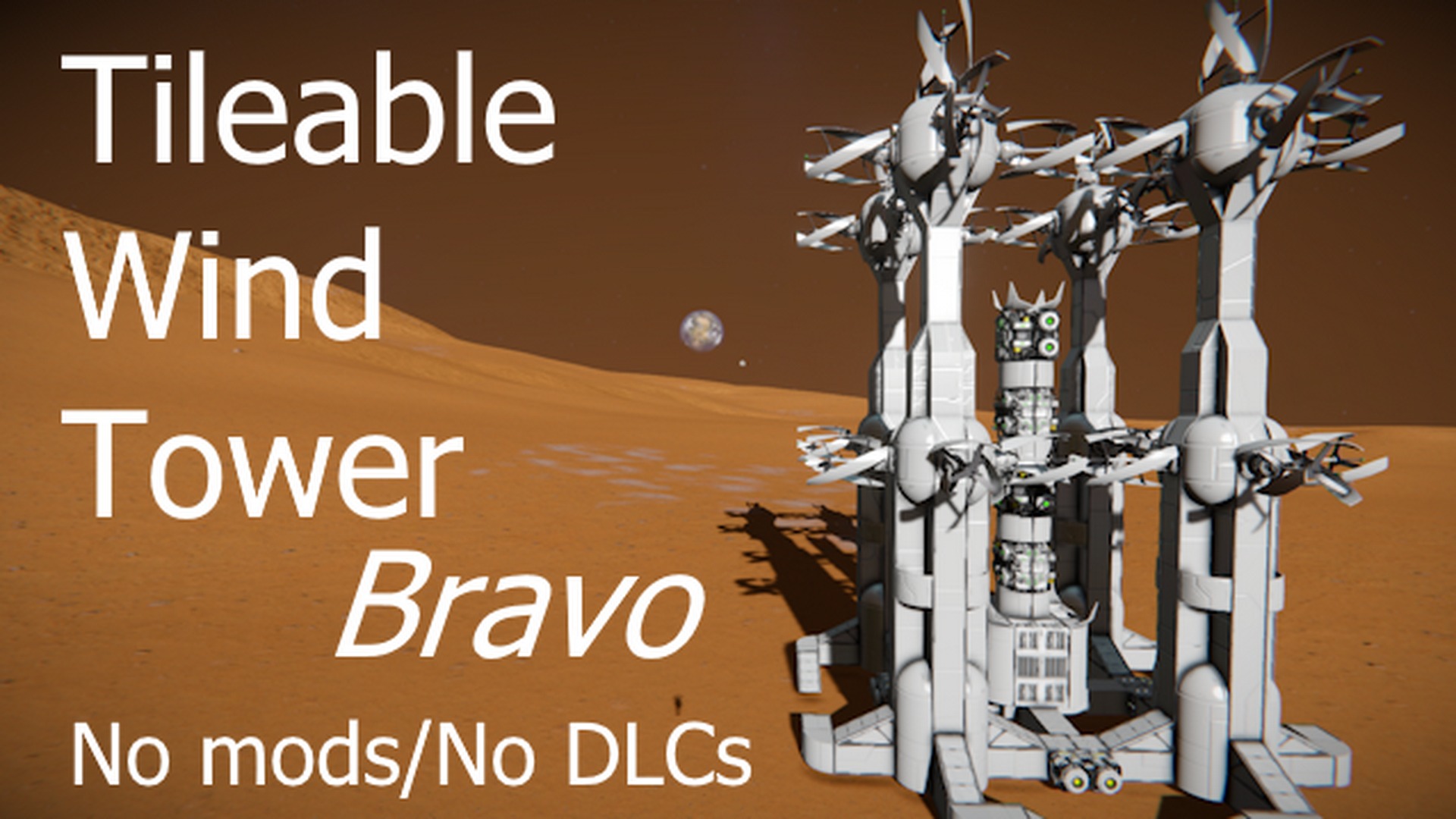 Tileable Wind Tower Bravo No DLC No Mod preview