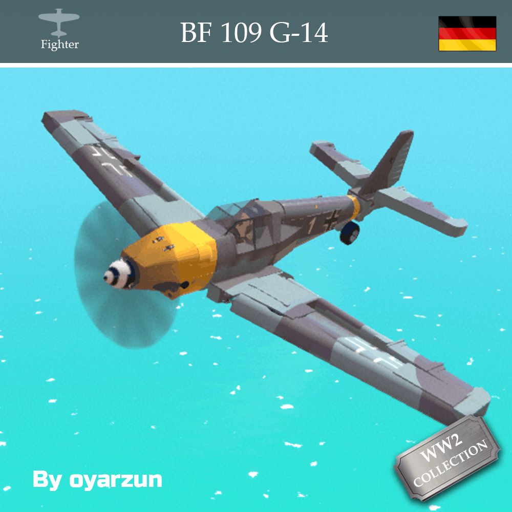 Messerschmitt BF 109 G-14 Fighter plane