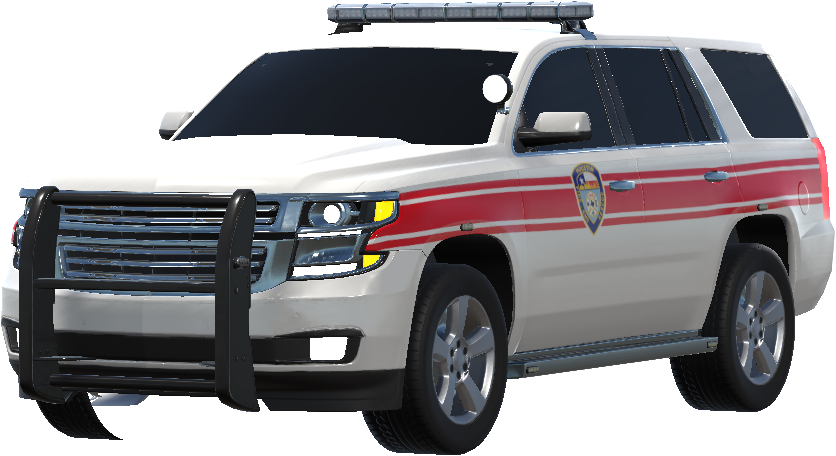 Houston Fire Department White SUV