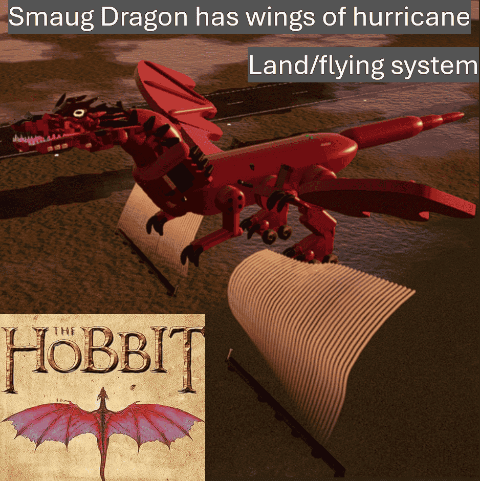 Smaug wings of hurricane powerful
