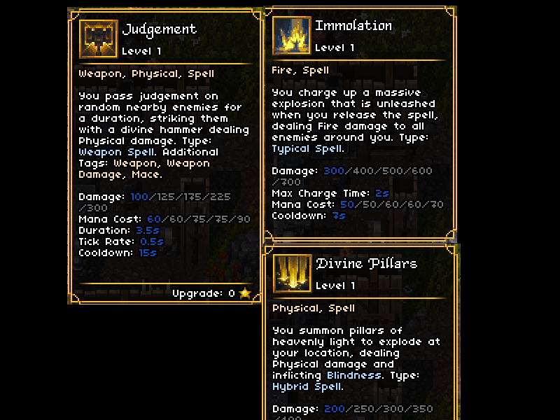 Entire Skill Rework + Out of Combat Speed Boost