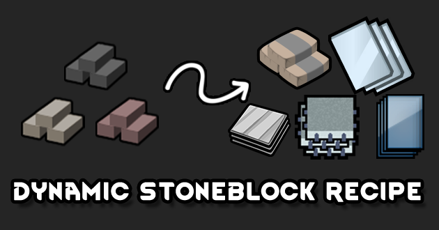 Dynamic Stone Block Recipe