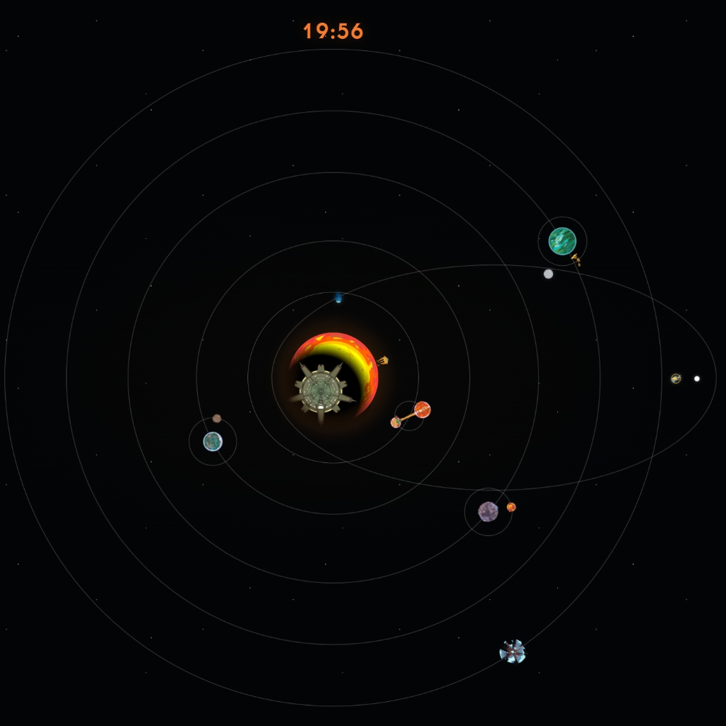 Outer Wilds Star System Live Wallpaper