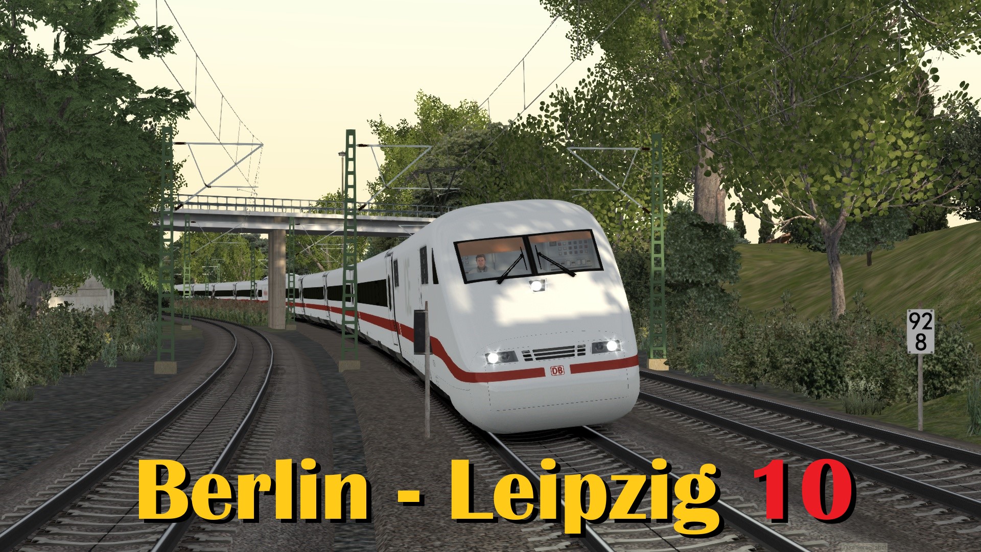 N.S1200 Berlin-Leipzig ICE1 Lutherstadt Wittenberg to Berlin