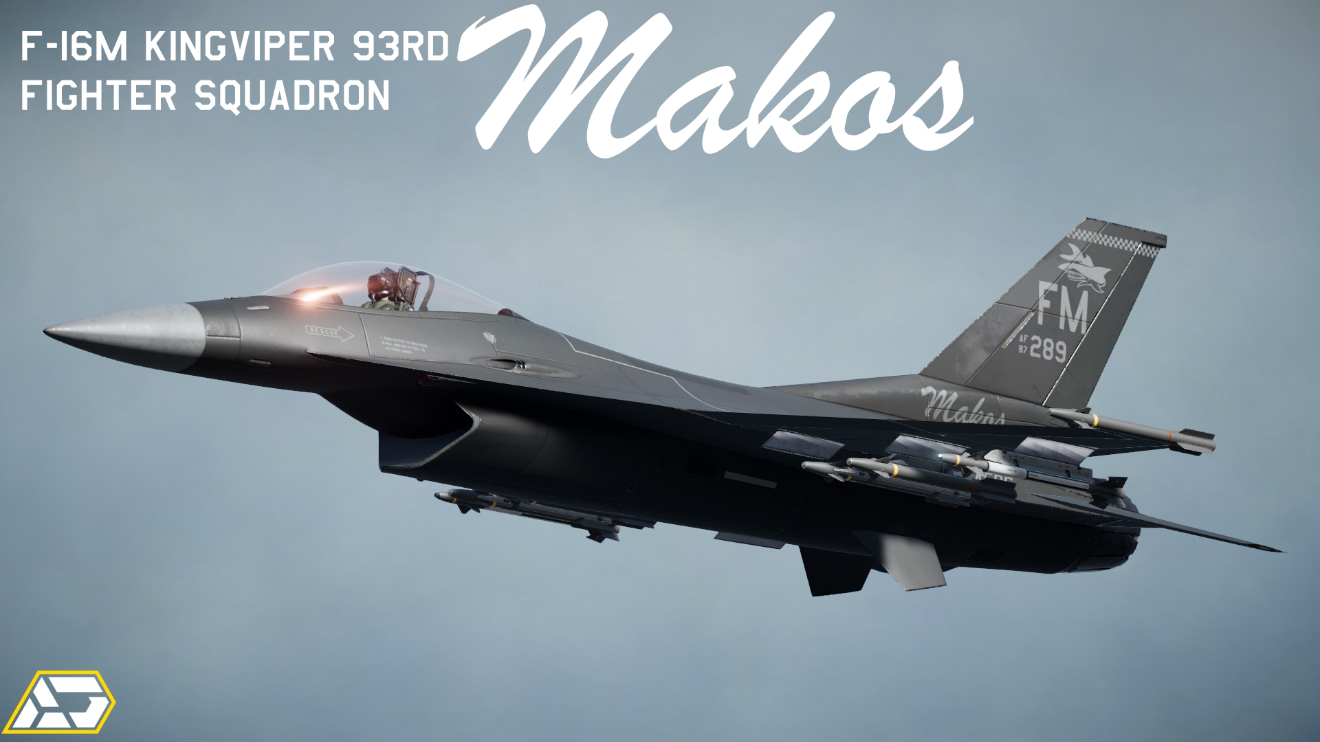  F-16M 93rd Fighter Squadron "Makos"