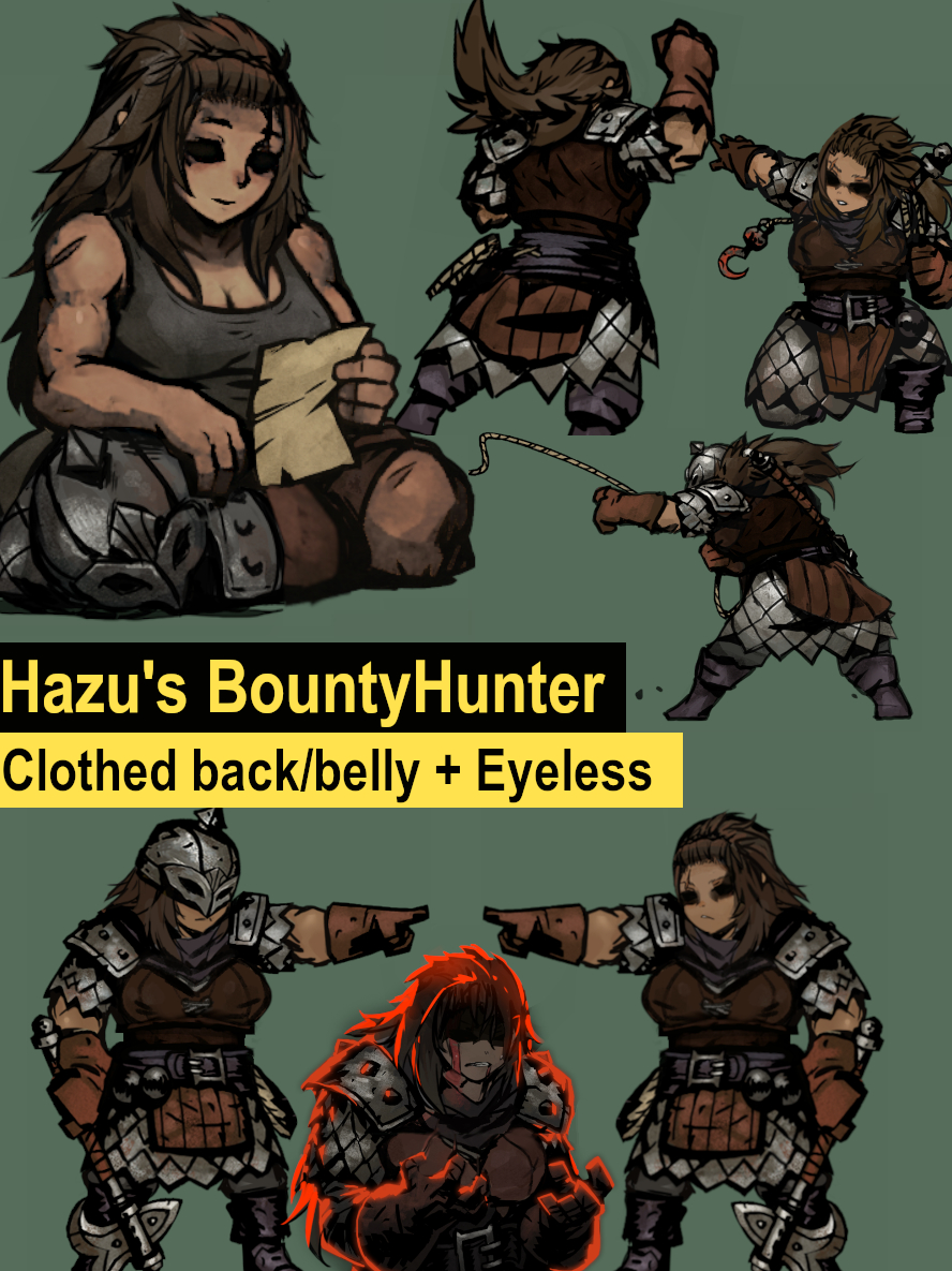 Hazu's BountyHunter - Eyeless and prude