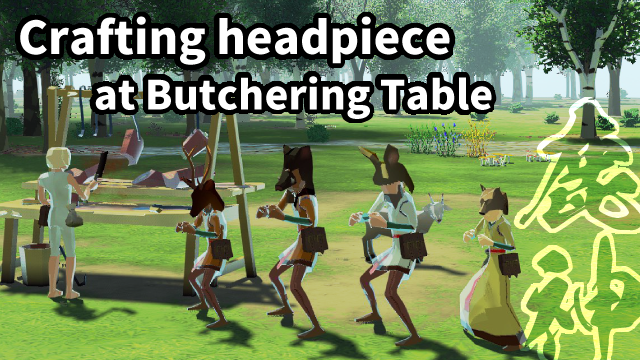 Crafting headpiece