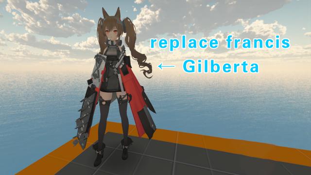Arknights Endfield Gilberta（明日方舟终末地 洁尔佩塔）replace francis