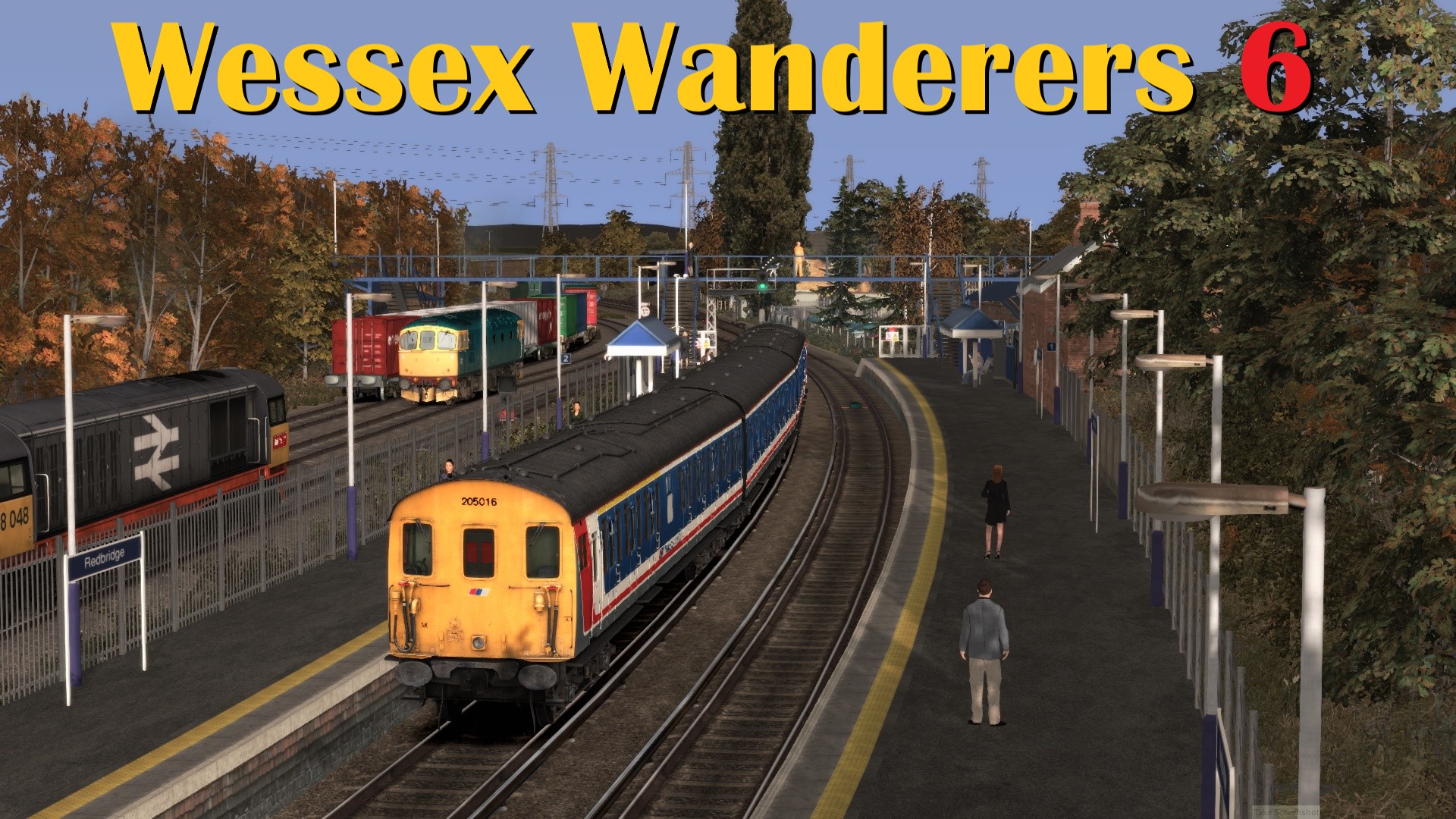N.S1246 Class 205 'Thumper' from Portsmouth to Romsey via Southampton