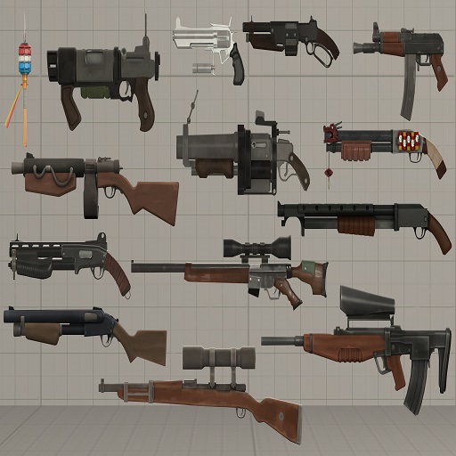 Team Fortress 2 Enhanced Weapons Pack #13 (Props)